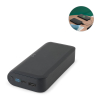 Becker 20. 20.000 Mah Power Bank In Recycled Abs (100% Rabs) With 15w Superfast Wireless Charger Musta