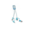 Berners. Supernopea 6-in-1-usb-kaapeli Kierrätetystä Pet:stä (100 % Rpet) Lajitelma