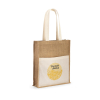 Braga. Juuttisäkki (240 G/m²) Taskulla, 100 % Puuvillaa (140 G/m²) Natural