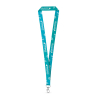 Brighton. Set Lanyard Sublimation Long Ii (20 Mm) 20 Mm:n Sulkurenkaalla Valkoinen