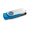 Claudius 4gb. 4 Gt:n Usb-muistitikku Metalliklipsillä Vaaleansininen