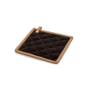 Cloves. Potholder In Canvas Cotton (275 G/m²) Musta