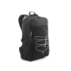 Delfos Backpack. 300d Kierrätetystä Polyesteristä Ja 600d Kierrätetystä Polyesteristä Kannettava Reppu Heijastavilla Elementeillä Musta