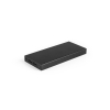 Dorothy 10. Power Bank 10 000 Mah, Kierrätetystä Alumiinista (100 % Ral) Musta