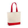 Edmonton. Canvas-kassi 100% Puuvillaa (280 G/m²) Punainen