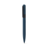 Elsie Round. Metal Ballpoint (60% Recycled) With Rounded Design Sininen