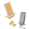 Galen. Bamboo Mobile Phone Holder, Detachable Into Two Parts Natural