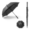 Gavin. 27'5" Umbrella In Recycled Polyester (100% Rpet) With Automatic Opening Musta