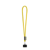 Gosport. Set Lanyard Tube Long (Ø 7 Mm) 9 Mm:n Sulkurenkaalla Ja Kännykkäpidikkeellä Keltainen