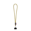 Gosport. Set Lanyard Tube Long (Ø 7 Mm) 9 Mm:n Sulkurenkaalla Ja Kännykkäpidikkeellä Musta/keltainen
