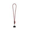 Gosport. Set Lanyard Tube Long (Ø 7 Mm) 9 Mm:n Sulkurenkaalla Ja Kännykkäpidikkeellä Musta/punainen