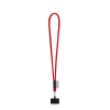 Gosport. Set Lanyard Tube Long (Ø 7 Mm) 9 Mm:n Sulkurenkaalla Ja Kännykkäpidikkeellä Punainen