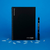 Infinitebook Plain A5. Infinitebook, Jossa On Joustava Kansi Ja 15 Tavallista Taulusivua Musta