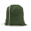 Istanbul. Backpack Made From Recycled Cotton (70%) And Polyester (30% Rpet) (150 G/m²) Army-vihreä