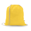 Istanbul. Backpack Made From Recycled Cotton (70%) And Polyester (30% Rpet) (150 G/m²) Keltainen