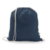 Istanbul. Backpack Made From Recycled Cotton (70%) And Polyester (30% Rpet) (150 G/m²) Navy-sininen