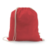 Istanbul. Backpack Made From Recycled Cotton (70%) And Polyester (30% Rpet) (150 G/m²) Punainen