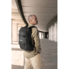 Kampala. Laptop Backpack In 900d, High-density Recycled Polyester, With Water-resistant Coating And 210d Recycled Polyester Lining 17'3" Musta