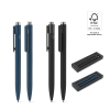 Kylie Set. Set Consisting Of A Ballpoint And A Inkless Pen, Both Made Of Aluminium (94% Recycled) Musta