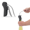 Lagrein. Abs And Zinc Corkscrew With Automatic Lever For Easy Opening Musta