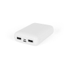 Leakey 10. Power Bank 10'000 Mah Kierrätetystä Abs:stä (100 % Rabs) Valkoinen