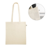 Leon. 100% Organic Cotton Bag (140 G/m²) Natural (vaalea)