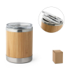 Lycka. Bamboo And Stainless Steel Cup 350 Ml Natural