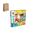 Modeling Dough Factory Kit Iv. Opetuspeli Mukana Voimapaperinen Lahjapussi (115 G/m²) Natural