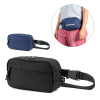 Mykonos. Waist Bag In 600d Recycled Polyester And Lining In 210d Recycled Polyester Musta
