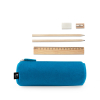 Nomad. Multi-purpose Case In Recycled Felt (100% Rpet) With Ruler, Pencils, Rubber And Sharpener Vaaleansininen
