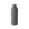 Odin. Double Wall Vacuum Stainless Steel (36% Recycled) Bottle With Rubber Coating 550 Ml Tummanharmaa