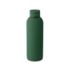 Odin. Double Wall Vacuum Stainless Steel (36% Recycled) Bottle With Rubber Coating 550 Ml Tummanvihreä