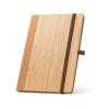 Orwell. A5 Notebook In Bamboo And Cork Sheets With Lined Sheets Natural