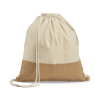 Sablon. 100 % Puuvillainen Kiristysnyörillinen Kassi (160 G/m²) Natural