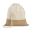 Sablon. 100 % Puuvillainen Kiristysnyörillinen Kassi (160 G/m²) Natural