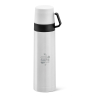 Safe. Ruostumattomasta Teräksestä Ja Pp:stä Valmistettu Termospullo 490 Ml Musta