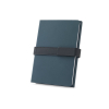Sanderson. A5 Notepad In Pu (50% Recycled) With Two Blocks: Lined Pages And Plain Pages Sininen