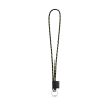 Set Lanyard Nautic Long (Ø 5 Mm) Renkaalla Ø 32 Mm Musta/keltainen