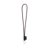 Set Lanyard Nautic Long (Ø 5 Mm) Renkaalla Ø 32 Mm Musta/punainen