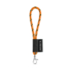 Set Lanyard Nautic Short (Ø 5 Mm) 9 Mm:n Sulkurenkaalla Heksakromi Vihreä/oranssi