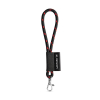 Set Lanyard Nautic Short (Ø 5 Mm) 9 Mm:n Sulkurenkaalla Musta/punainen