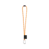 Set Lanyard Tube Long (Ø 7 Mm), 55 Mm:n D-muotoinen Sulkurengas Ja Ø 7 Mm:n Turvalukko Heksakromi Keltainen/heksakromi Oranssi