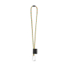 Set Lanyard Tube Long (Ø 7 Mm), 55 Mm:n D-muotoinen Sulkurengas Ja Ø 7 Mm:n Turvalukko Heksakromi Vihreä/oranssi