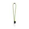 Set Lanyard Tube Long (Ø 7 Mm), 55 Mm:n D-muotoinen Sulkurengas Ja Ø 7 Mm:n Turvalukko Keltainen/vihreä