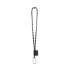 Set Lanyard Tube Long (Ø 7 Mm), 55 Mm:n D-muotoinen Sulkurengas Ja Ø 7 Mm:n Turvalukko Valkoinen/pinkki