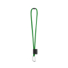 Set Lanyard Tube Long (Ø 7 Mm), 55 Mm:n D-muotoinen Sulkurengas Ja Ø 7 Mm:n Turvalukko Vihreä