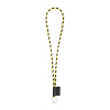 Set Lanyard Tube Long (Ø 7 Mm) Renkaalla Ø 32 Mm Heksakromi Keltainen/musta