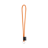 Set Lanyard Tube Long (Ø 7 Mm) Renkaalla Ø 32 Mm Heksakromi Oranssi