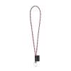 Set Lanyard Tube Long (Ø 7 Mm) Renkaalla Ø 32 Mm Heksakromi Vihreä/heksakromi Pinkki