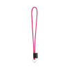 Set Lanyard Tube Long (Ø 7 Mm) Renkaalla Ø 32 Mm Pinkki
